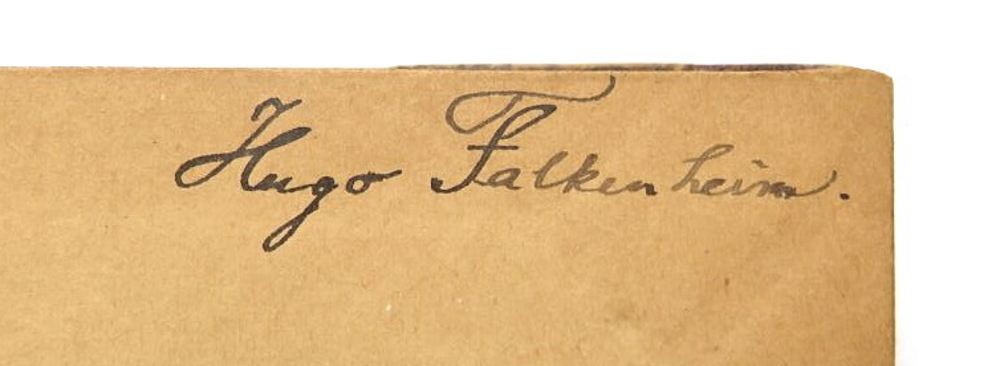 Hugo Falkenheim Autogramm