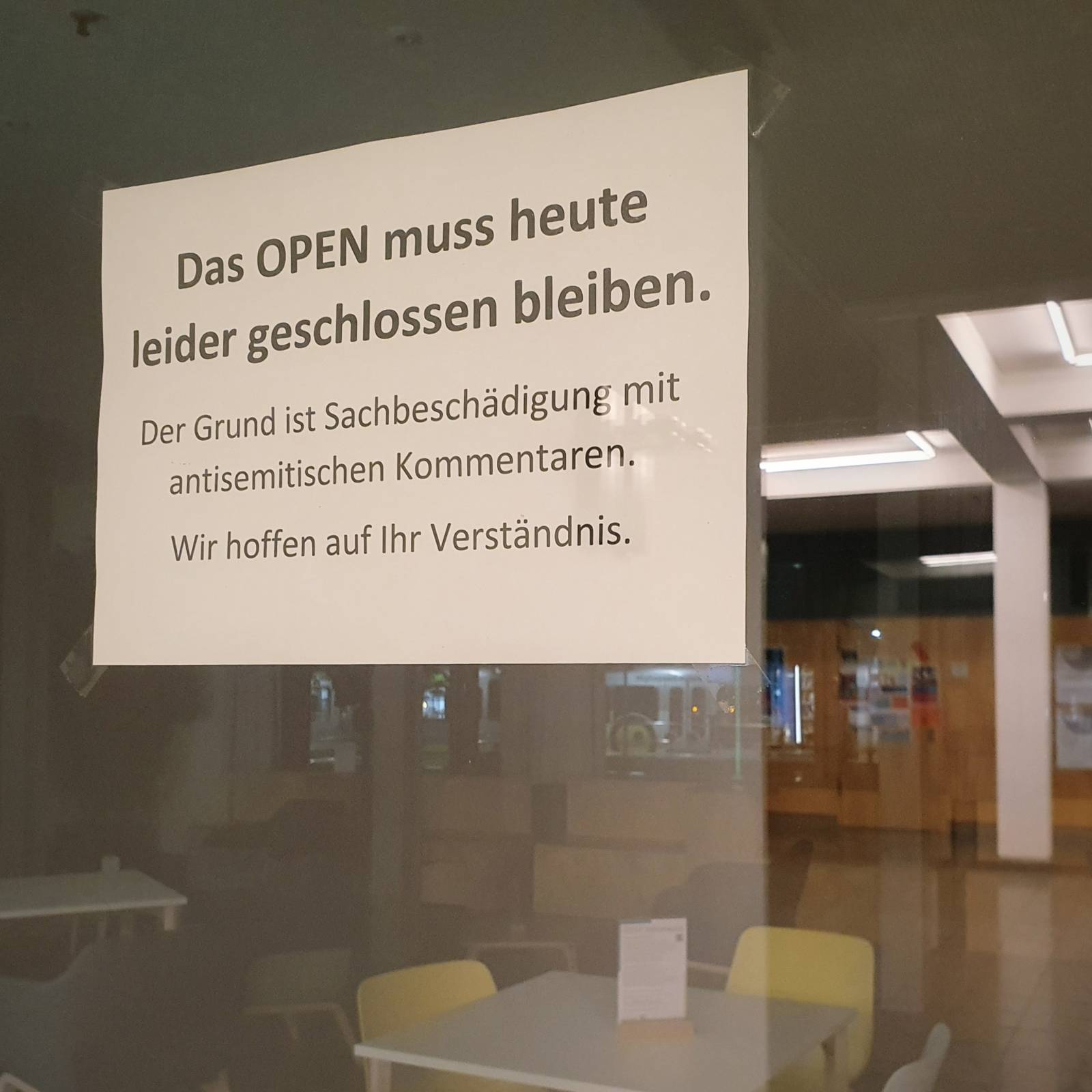 OPEN derzeit geschlossen