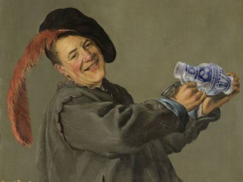 Judith Leyster (1609– 1660), Der fröhliche Zecher, 1629, Öl auf Holz; Amsterdam, Rijksmuseum