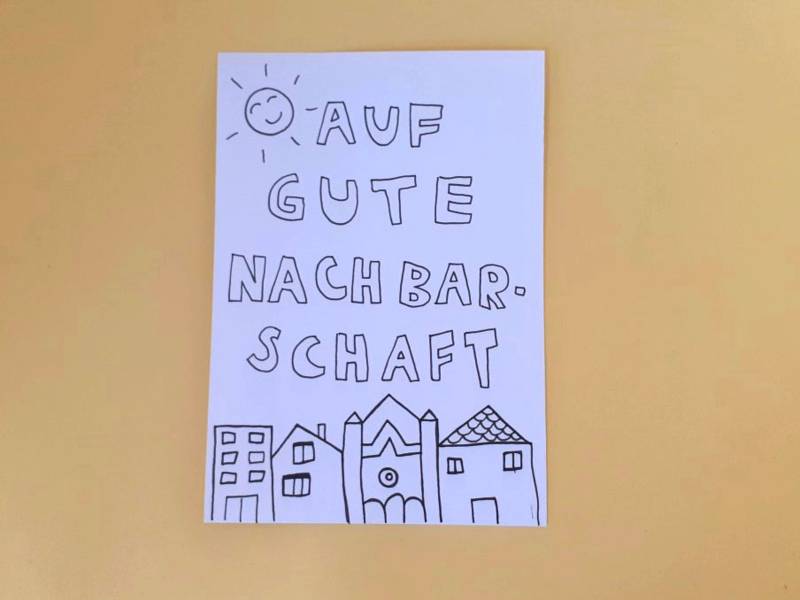 Postkarte Nachbarschaft