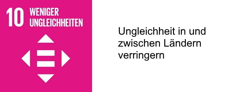 SDG 10 mit Beschreibung