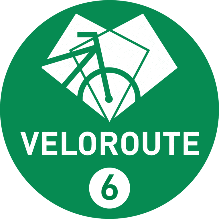 Pictogramm der Veloroute 6.